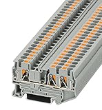 Anschlussart: Push-in-Anschluss, Nennstrom 32 A, Nennspannung 800 V, Querschnitt: 0,2 mm² - 6 mm², AWG: 24 - 10, Breite: 6,2 mm, Farbe: grau, Montageart: NS 35/7,5, NS 35/15