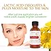 Glyco-Lactic Acid 60% Gel Peel Including After Peel Neutralizer Facial Peel Contains Glycolic Acid Retinol Vitamin C Kojic Acid Licorice Bearberry Tea Mulberry. Perfect Mild Strength Chemical Peel