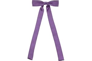 AUSUAYA Women's Bow Tie with Long Ribbon, Ladies Bowtie for Lady Uniform or Cosplay T-shirt Accessory, for Halloween GB-WT-01