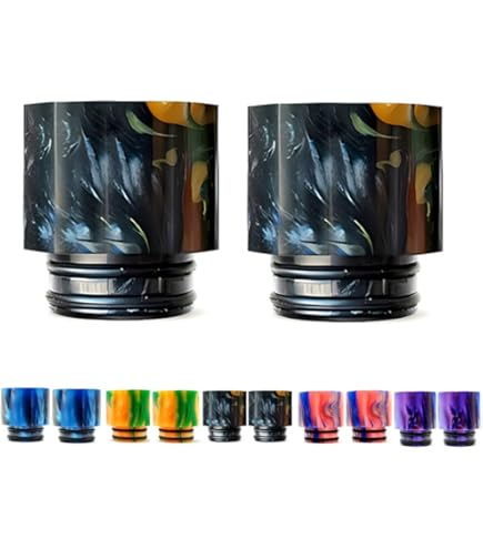 Vaportown 810 Drip Tip for Geekvape Z Max Zeus X Cerberus Horizon Sakerz  Master Hellvape Fat Dead Rabbit RTA Valyrian 2 Pro Vandy vape Kylin M Pro  OXVA Arbiter 2 Tank Cobra