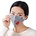 Produktbild GWDZX Atemschutz Mundschutz Breathable Masken Nebel Dunst Aktivkohle Masken Falten Vliesstoffe N95 Staubdicht,B