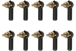 Tiardey Confezione da 10 tiranti terminali di Collegamento da 2 mm/M2, Testa sferica in Metallo, Testa sferica di Posizionamento Adatta per servocomandi Modello