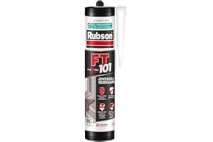 Rubson | Mastic FT 101 Blanc (cartouche de 280 ml) – Mastic polymère pour joints, fissures et collages – Mastic étanche multi-matériaux pour intérieur & extérieur
