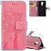 Produktbild HMTECH Huawei Mate 20 Lite Hülle Glitzer Wish Tree Blumen Flip Standfunktion Karten Slot Magnetverschluß Brieftasche Taschen Schalen Ledercasefür Huawei Mate 20 Lite,Diamond Pink Wishing