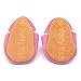 Soft suede baby girls slippers by Dotty Fish with Suede Soles. Pink 6-12 months