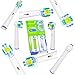 Produktbild 8 Stück 3DWhite Aufsteckbürsten für Oral B,die Bürstenköpfe wurde nach dem Vorbild professioneller Reinigungsgeräte entwickelt und sorgt für eine zahngenaue Reinigung,Ersatzbürsten von ITECHNIK