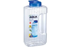 LocknLock Water Bottle 2.1L – Slim Profile, Easy Grip, BPA-Free, Large-Capacity Hydration Jug for Home, Sports, Travel & Outdoor Activities