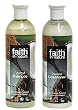 Faith In Nature Coconut Shampoo 400ml & Conditioner 400ml Duo