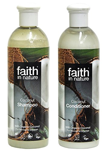 Faith In Nature Coconut Shampoo 400ml & Conditioner 400ml Duo