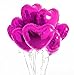 Produktbild 10 Luftballons - Herz - Rose - 46 X 43 Zentimeter - Valentinstag - Geburtstag - Neujahr - Party - Dekorationen - Freundin - Freund