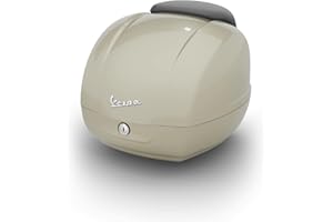 Scooter-ProSports Topcase original Piaggio 36 Liter für Vespa GTS 125, 300 CCM euro5 ab Baujahr 2022 (beige Avvolgente Q01)