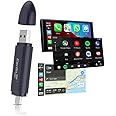 Carlinkit Upgraded 2-in-1 Wireless Stick, MINI SE PRO, Wireless CarPlay Adapter & Android Auto, Built-in Bluetooth 5.4, WiFi 6, Arm A7 Processor, Low Power Consumption (Dark Blue)