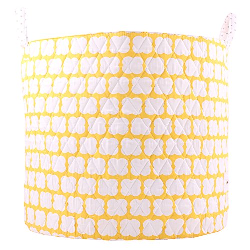 MINENE STORAGE BASKET Yellow Cloud (LARGE) FABRIC STORAGE, PATTERN STORAGE