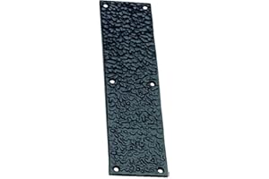 Euroart Finger Push Plate Heavy Duty Cast Iron in Black Antique Finish .Ideal for Both Residential and Commercial Spaces