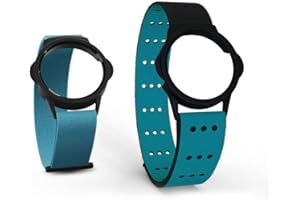 MYZONE MZ-Switch Replacement Arm & Wrist Straps - Aqua - Vibrant, Adjustable & Comfortable Replacement Fitness Band for the MZ-Switch