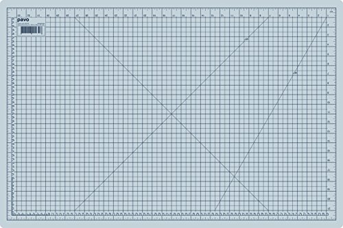 Pavo 8038732 A1 Hochwertige und Selbstheilende Schneidematte Schneideunterlage, 900 x 600 mm, transparent - 2