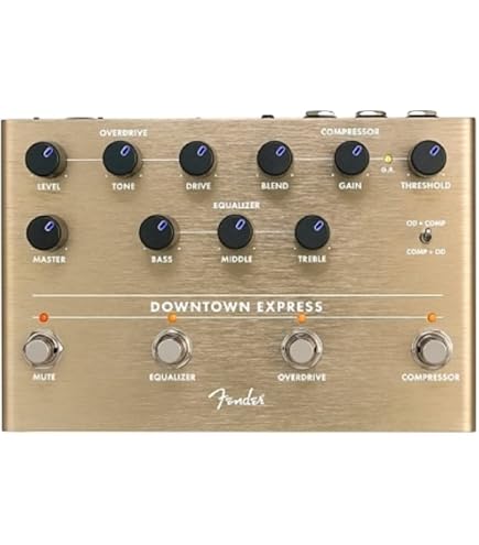 EBS Multi Comp True Dual Band Bass Compressor Pedal : Amazon.in