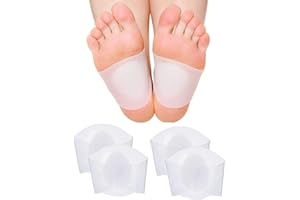 FEIFANSHOP 2 Paare Bogen Unterstützung Ärmel, gepolstert Fuß Klammern Bogen Pads für Plattfuß Müdigkeit Relief Plantar Fasciitis Ferse Sporen Fußschmerz