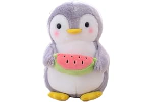 NEWQSING Lindo Juguete de Peluche pingüino muñeca Almohada Regalo de cumpleaños para niños