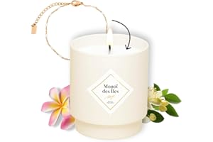 MY JOLIE CANDLE - Monoi des Iles Bracelet Or et Perles Beige Les Essentielles 45H