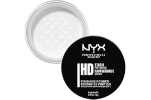 NYX Professional Makeup Poudre de Finition HD Studio, Poudre Libre, Fini Mat, Contrôle de la Brillance, Teinte : Translucent