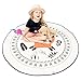 Produktbild Spielmatte / Spielteppich für Baby & Kinder - Rund, Groß & Weich gepolstert - Ideal fürs Kinderzimmer - Schadstofffreie Kindermatte und Krabbeldecke für Mädchen & Junge (Foxy)
