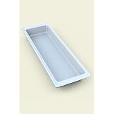 tify Kitchen Drawer Inside Single Compartment Bucket-Spoon Holder White 16cmX48cm (Can Be Cut from Size 4cm)