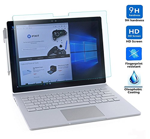 Eximtrade 13.5″ Gehärtetes Glas Bildschirmschutz 9H Härte Kratzfest HD für Microsoft Surface Book - 3