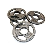 Body Power TRI-GRIP Cast Iron Olympic Discs - 1.25Kg (x4)
