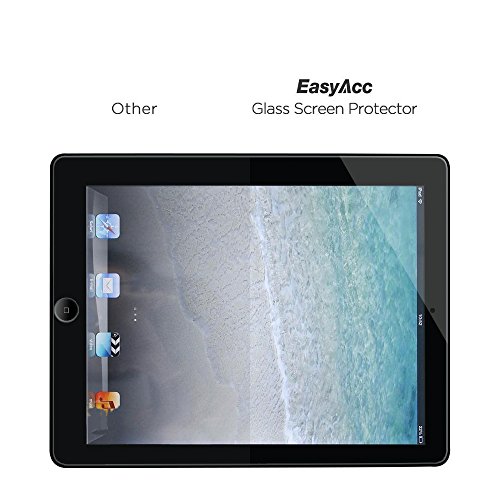 EasyAcc iPad 2 3 4 Schutzfolie Glas Folie Panzerfolie für Apple iPad 2 3 4 Klar Anti-Kratz Displayschutz – 9H Hardness aus gehärtetem Glas - 4