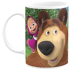 TrendoPrint Cartoon Printed Coffee, Tea & Milk Mug/Cup - (350ml) Birthday and Return Gifts for Kids Boys Girls Friends Son Daughter Nephew Niece_(Crn-12)
