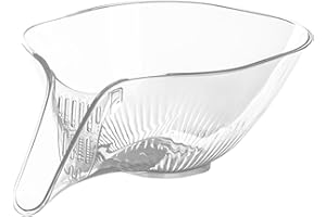 AIWEIYER Drainage Basket Funnel | Multifunctional Drain Basket | Vegetable Washing Basket | Strainer Basket Drain Bowl with Funnel | Household Kitchen Utensils Food Drainer for Vegetables, Pasta