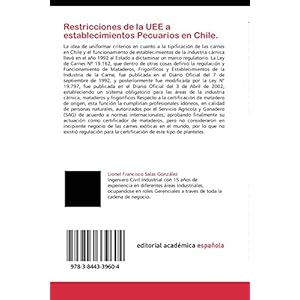 Restricciones de la UEE a establecimientos Pecuarios en Chile.