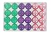 Box of 24 fantasy bath pearls - flower trio