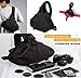 Price comparison product image Replace Black Professional Shoulder Strap Bag for Canon EOS 1000d, 1100d, 1d Mark IV, 1d X 1 V 450d 500d, 550d 5d Mark Ii, 5d Mark III 600d 60d 6d 700d 70d 7d M T2i, Tii XS, XSI EOS-1D C G Series PowerShot G10, G11, G12 PowerShot S100 PowerShot S90, S95, S Series sx20-is/Nikon Coolpix L120 L310 L320 L620 L330 L810 L820 L830 P500 P520 P530 P600 P7000 P7100 D300S D3000, D3100, D3200, D3300 D3 X, D3S D4 D4 S, D5000, D5100 D5200 D5300 D600 D610 D700