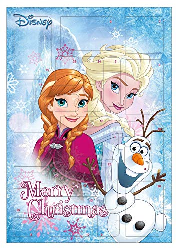 Preisvergleich Produktbild Disney Kinder Elsa Eiskönigin Frozen Adventskalender 2018 , Weihnachtskalender schokoladenfreier Adventskalender mit 24 Schreibwaren - Überraschungen , ideal für Disney Elsa Frozen Liebhaber