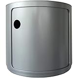 Kartell Componibili Contenitore, ABS, Silver, 42 x 42 x 38.5 cm