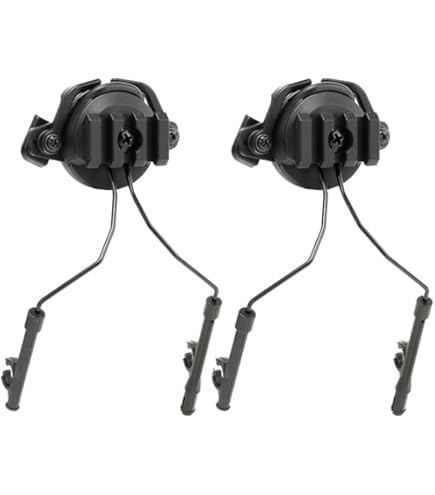 Support De Rail Pour Casque Tactique - Ajustable 360°, Compatible OPS Core ARC/M-LOK, Couleur Verte