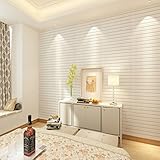 60 * 60cm Weiß 3D Ziegel Wandaufkleber Selbstklebend Panel Abziehbild Tapete – 03, Style 10 - 2