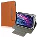 Produktbild Medion Lifetab X10302 P10400 P10506 P10505 S10366 S10365 S10352 S10351 Hochwertige Tablet-Schutz-Hülle-Tasche Universal mit Standfunktion kombiniert Schutz und Design in der Farbe Braun aus hochwertigem Kunstleder Cover Case Universal Farbauswahl von UC-Express