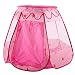 Produktbild Peradix Kinderspielzelt Bällebad Zelt mit Tragtasche für 1-8 Jahre alte Kinder zu Hause und Outdor (ohne Bälle) (Rosa)