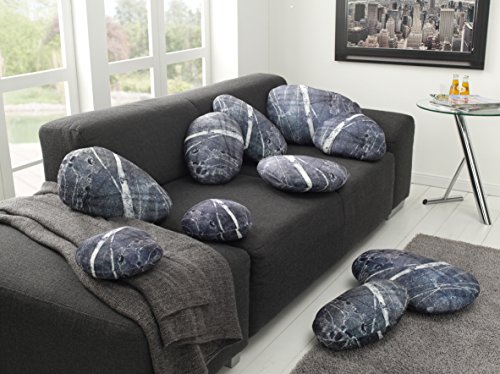 Stein Kissen Deko Kissen outdoor lounge Kissen Relax Kissen 5er SET - 2