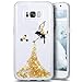 Produktbild Galaxy S8 Plus Hülle, Samsung Galaxy S8 Plus Schutzhülle, Ysimee Luxus Glänzend Case Engel Design Silikon Hülle Ultradünnen Weiche Telefon-Kasten Handyhülle Bumper Telefonhüllee für Samsung Galaxy S8 Plus Anti Scratch Anti Staub und Stoßfest Gummi Bumper Cover Shell Haut Sparkle Shine Case Soft Gel Silikonhülle für Galaxy S8 Plus Hülle + 1 x Blau Stylus Pen, Gelb