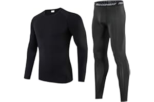 Gavena Kids Thermal Base Layer Sets Boys Football Skins Youths Compression Set Winter Under Football Kit for Children