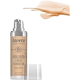 lavera Hyaluron Liquid Foundation - Natural Ivory 01 - Cosmetici naturali - Vegan - Seta e leggera - Senza olio minerale, aci