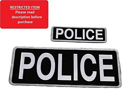 Preisvergleich Produktbild Schwarz Polzei Reflektion Abzeichen Set