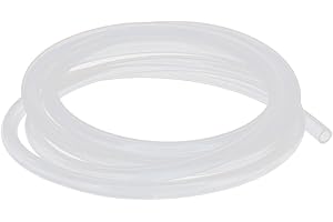 UXCELL sourcingmap Silicone Tube 6mm ID X 9mm OD 2 Meters Flexible Silicone Rubber Tubing Water Air Hose Pipe Clear for Pump Transfer