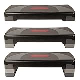 Steppbrett Home Aerobic XL Premium Fitness Step Stepper 3 -...