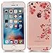 Price comparison product image iPhone 6/6S Case [with Free Tempered Glass Screen Protector],Mo-Beauty® Soft Silicone Rubber Super Ultra Thin Slim Perfect Fitted TPU Colorful Pattern Design Jelly Protective Back Case Cover Shell for iPhone 6/6S 4.7" inch (Plum blossom)