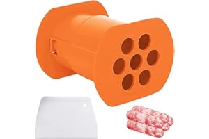 DHSBGWSX 1 pressa a caldo, 1 taglierino, macchina per formare carne macinata, polpette a 7 fori, pressa patty, macchina da cucina